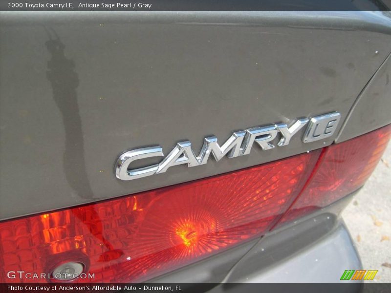 Antique Sage Pearl / Gray 2000 Toyota Camry LE