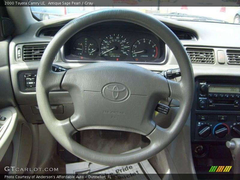 Antique Sage Pearl / Gray 2000 Toyota Camry LE