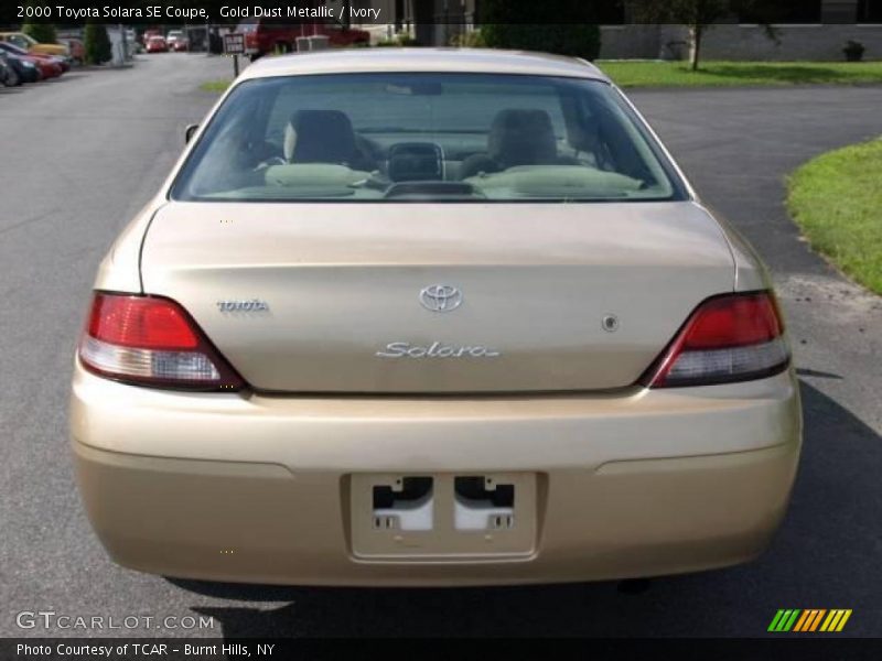 Gold Dust Metallic / Ivory 2000 Toyota Solara SE Coupe