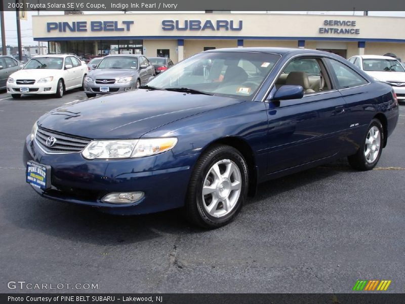 Indigo Ink Pearl / Ivory 2002 Toyota Solara SE V6 Coupe