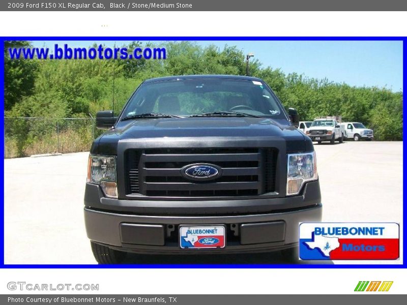 Black / Stone/Medium Stone 2009 Ford F150 XL Regular Cab