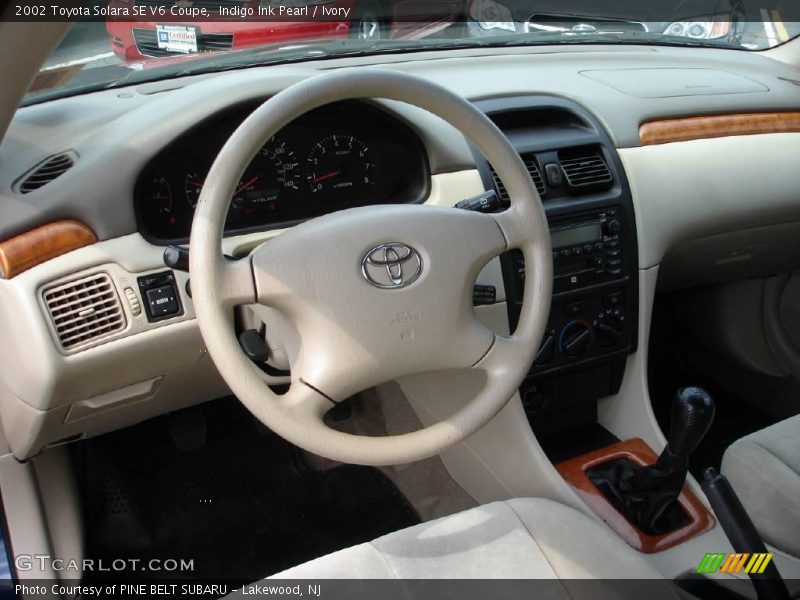 Indigo Ink Pearl / Ivory 2002 Toyota Solara SE V6 Coupe