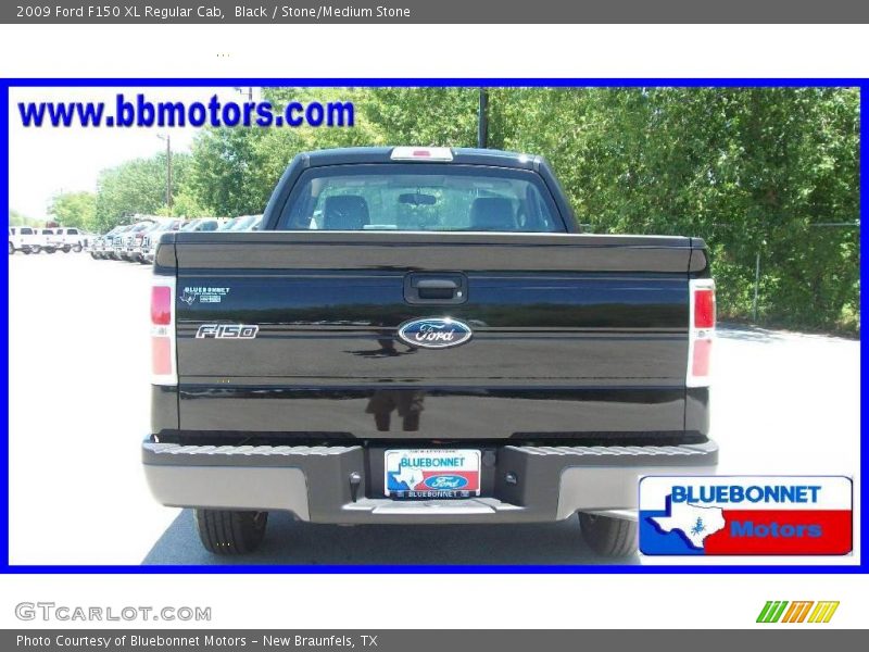Black / Stone/Medium Stone 2009 Ford F150 XL Regular Cab