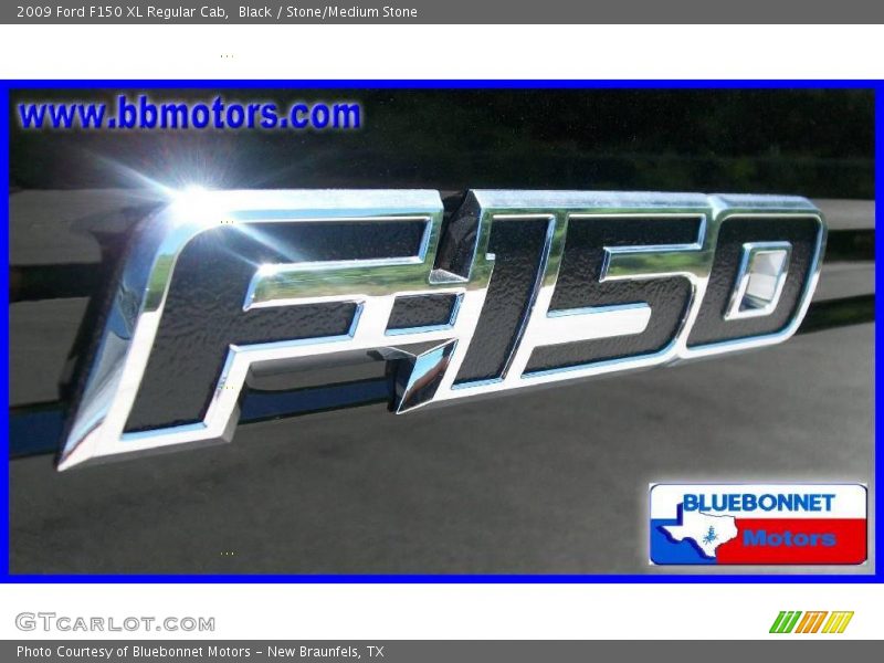 Black / Stone/Medium Stone 2009 Ford F150 XL Regular Cab