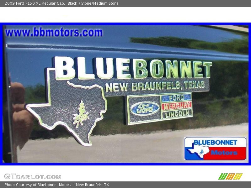 Black / Stone/Medium Stone 2009 Ford F150 XL Regular Cab