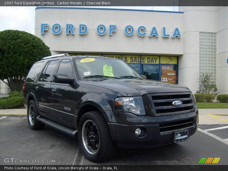 Carbon Metallic / Charcoal Black 2007 Ford Expedition Limited