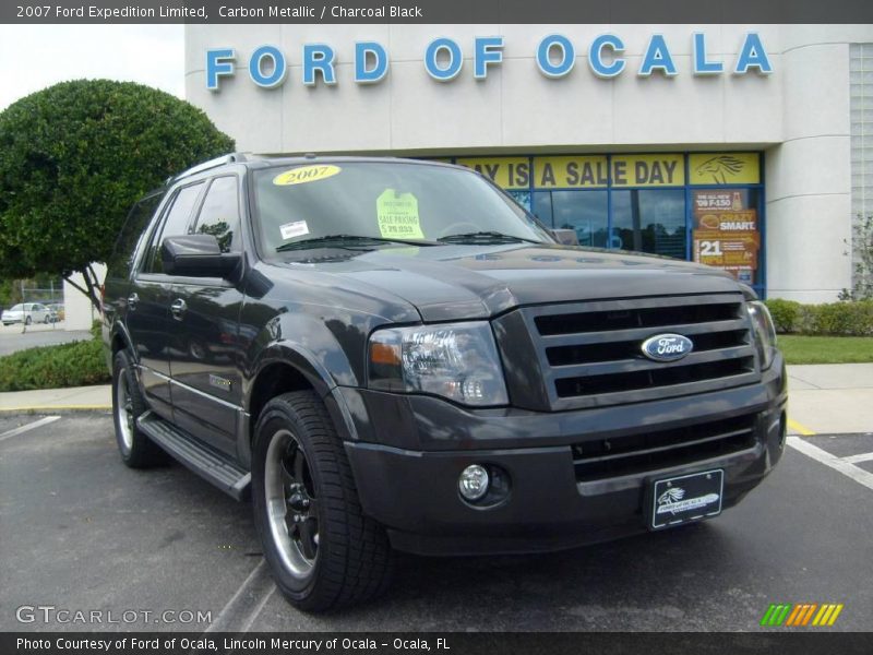 Carbon Metallic / Charcoal Black 2007 Ford Expedition Limited