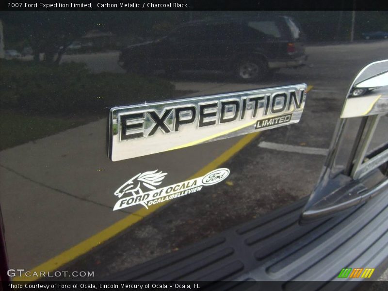 Carbon Metallic / Charcoal Black 2007 Ford Expedition Limited