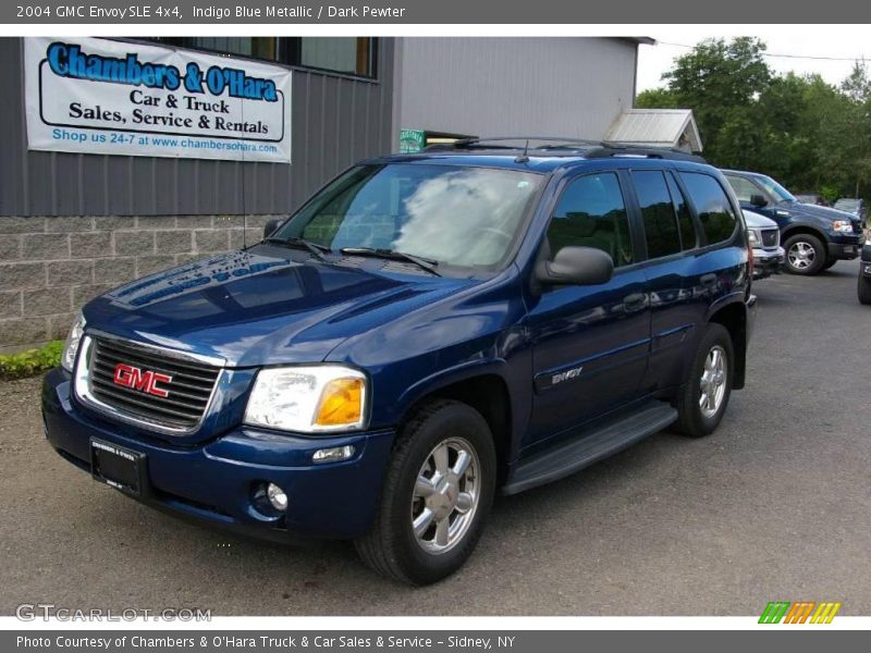 Indigo Blue Metallic / Dark Pewter 2004 GMC Envoy SLE 4x4