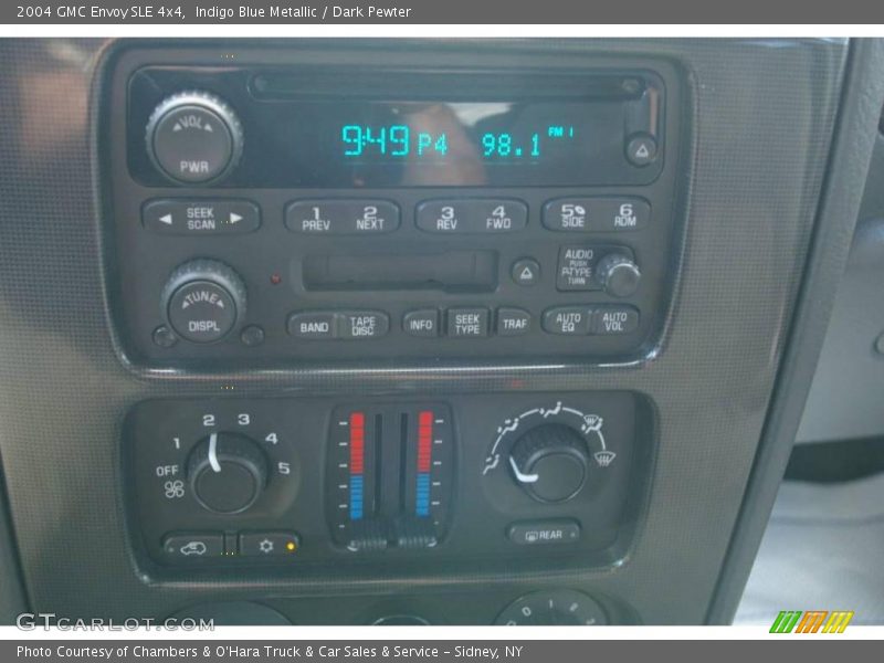 Indigo Blue Metallic / Dark Pewter 2004 GMC Envoy SLE 4x4