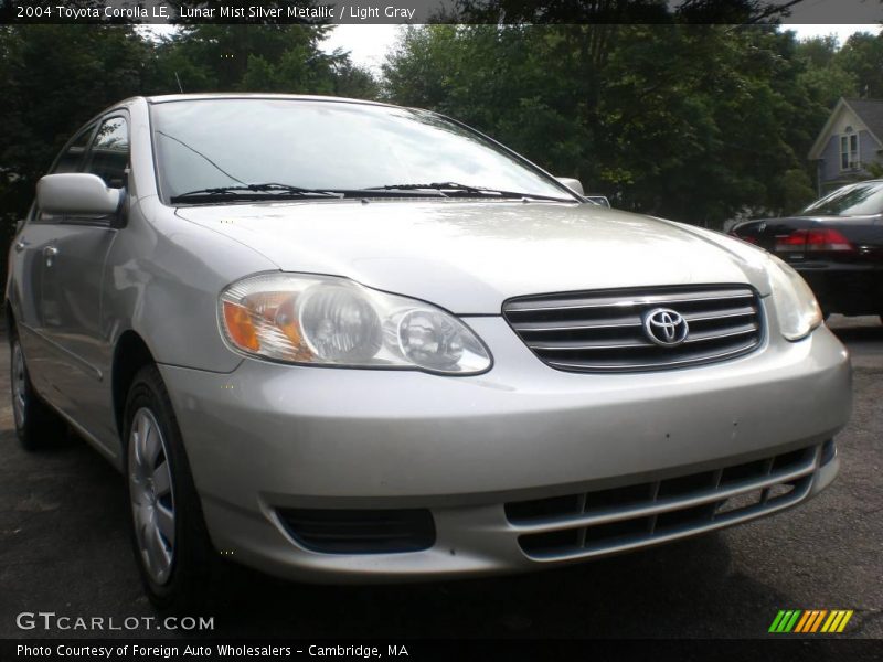 Lunar Mist Silver Metallic / Light Gray 2004 Toyota Corolla LE