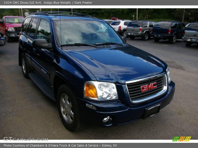 Indigo Blue Metallic / Dark Pewter 2004 GMC Envoy SLE 4x4