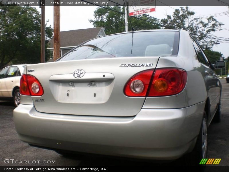 Lunar Mist Silver Metallic / Light Gray 2004 Toyota Corolla LE