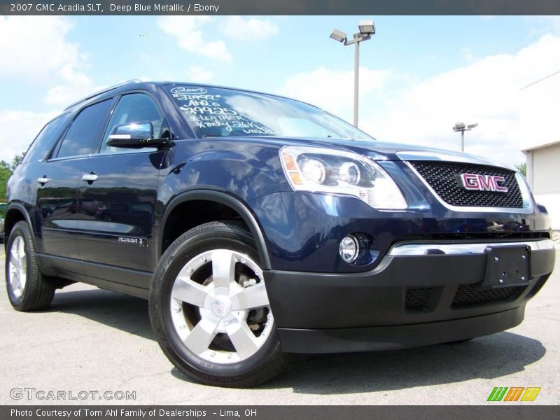 Deep Blue Metallic / Ebony 2007 GMC Acadia SLT