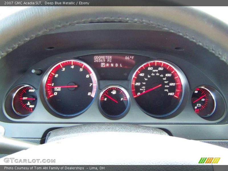 Deep Blue Metallic / Ebony 2007 GMC Acadia SLT