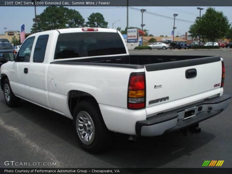 Summit White / Pewter 2005 GMC Sierra 1500 Extended Cab