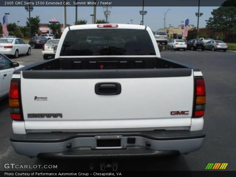 Summit White / Pewter 2005 GMC Sierra 1500 Extended Cab