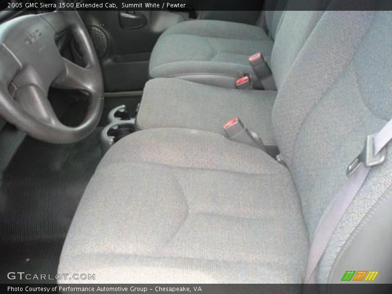 Summit White / Pewter 2005 GMC Sierra 1500 Extended Cab
