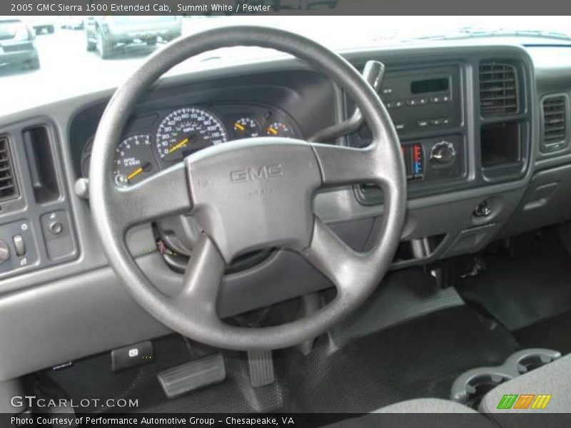 Summit White / Pewter 2005 GMC Sierra 1500 Extended Cab