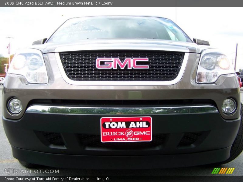 Medium Brown Metallic / Ebony 2009 GMC Acadia SLT AWD