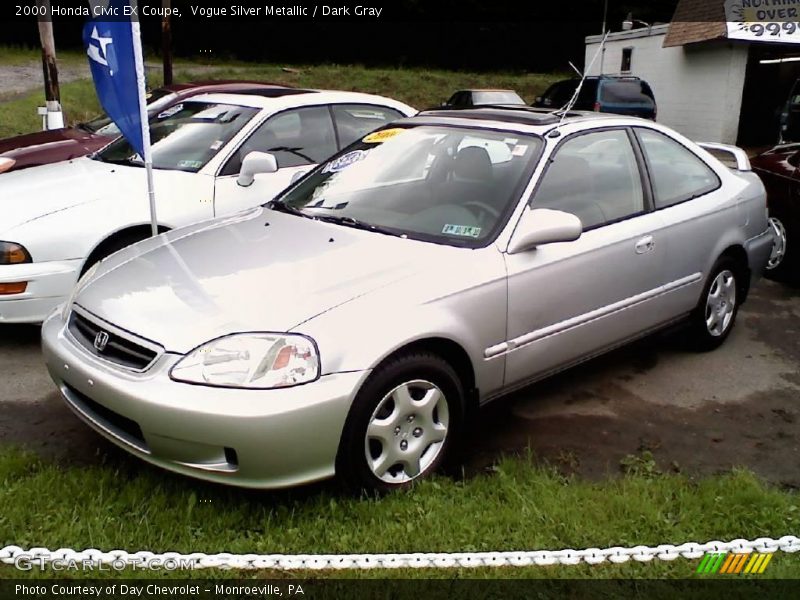 Vogue Silver Metallic / Dark Gray 2000 Honda Civic EX Coupe