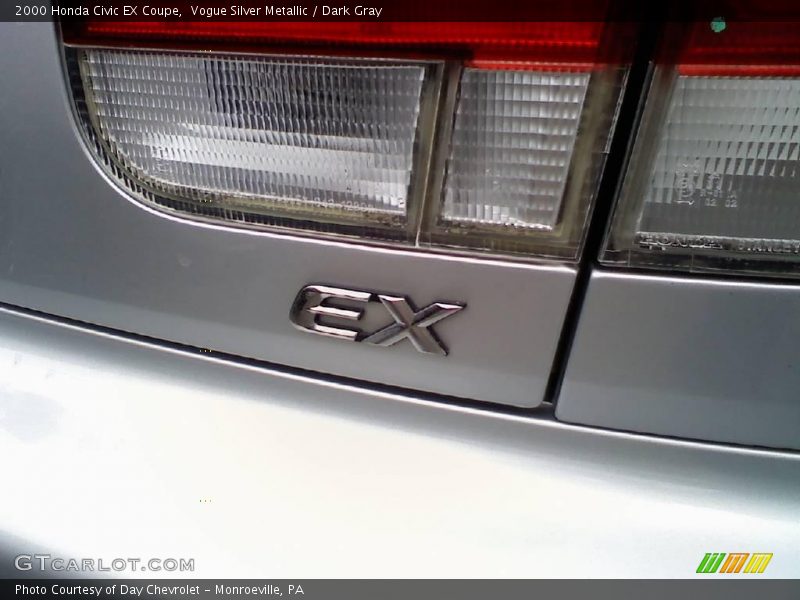 Vogue Silver Metallic / Dark Gray 2000 Honda Civic EX Coupe