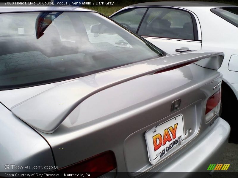 Vogue Silver Metallic / Dark Gray 2000 Honda Civic EX Coupe