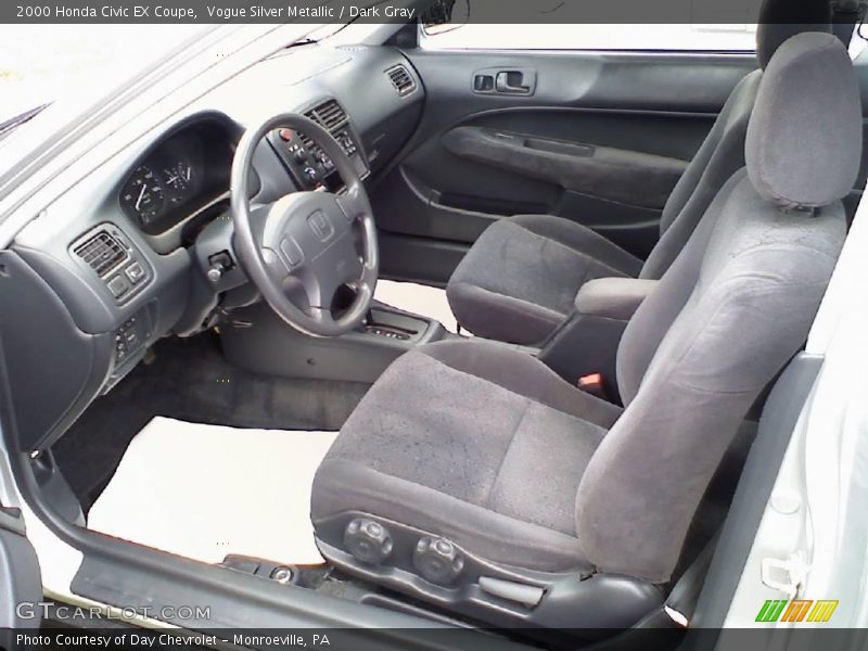 Vogue Silver Metallic / Dark Gray 2000 Honda Civic EX Coupe