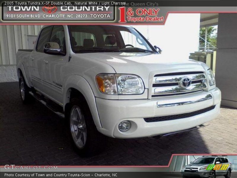 Natural White / Light Charcoal 2005 Toyota Tundra X-SP Double Cab