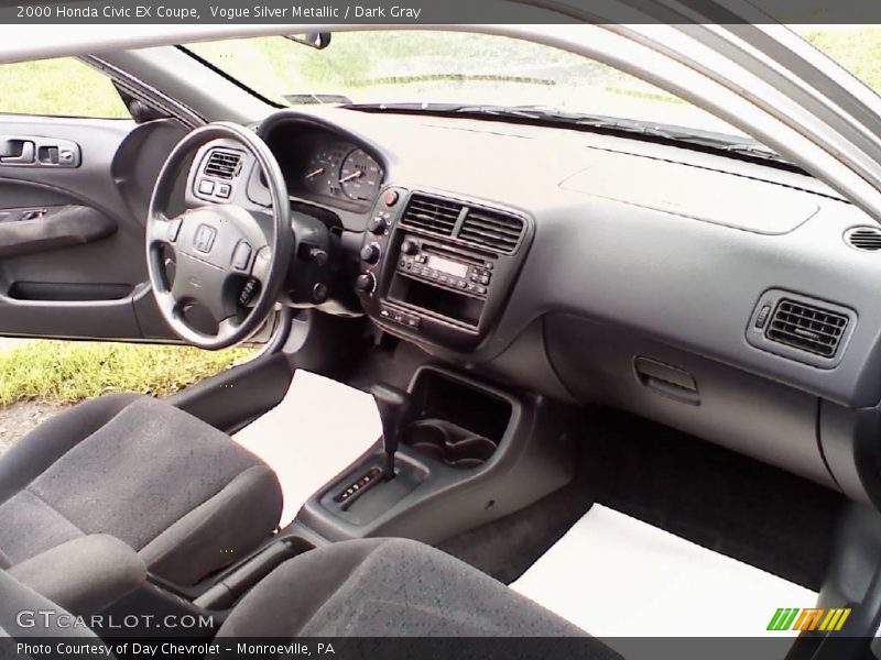 Vogue Silver Metallic / Dark Gray 2000 Honda Civic EX Coupe
