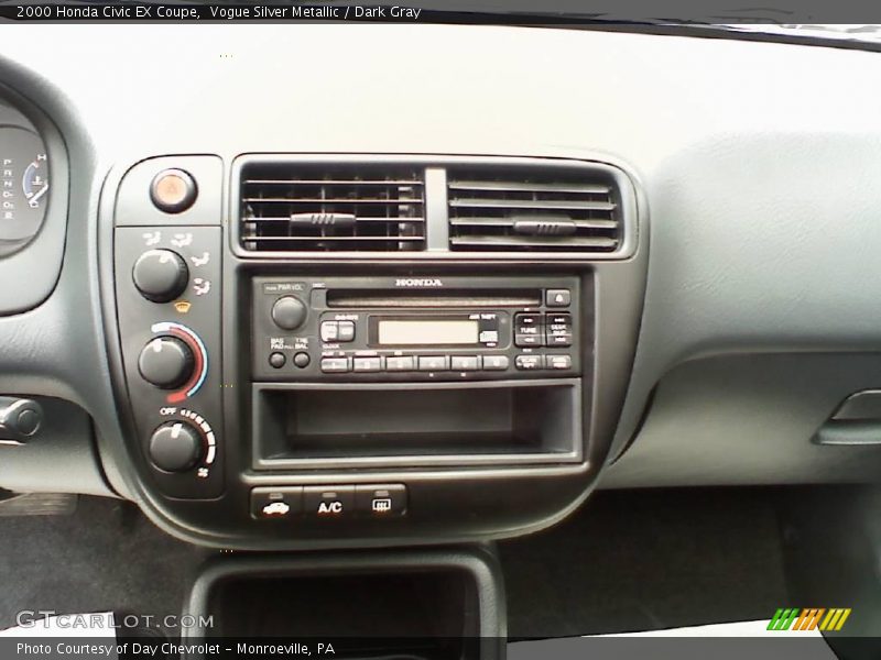 Vogue Silver Metallic / Dark Gray 2000 Honda Civic EX Coupe