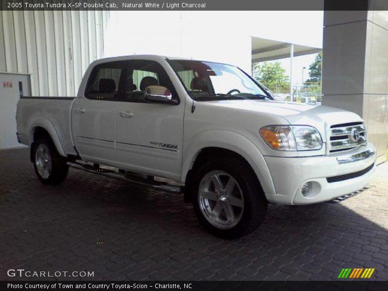 Natural White / Light Charcoal 2005 Toyota Tundra X-SP Double Cab