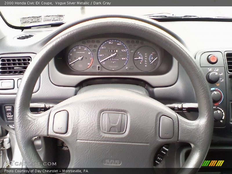Vogue Silver Metallic / Dark Gray 2000 Honda Civic EX Coupe