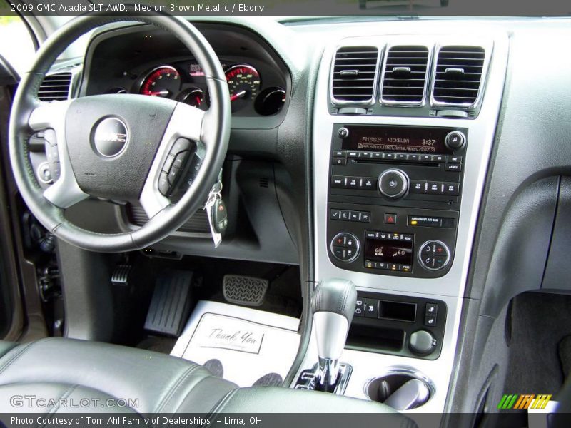 Medium Brown Metallic / Ebony 2009 GMC Acadia SLT AWD