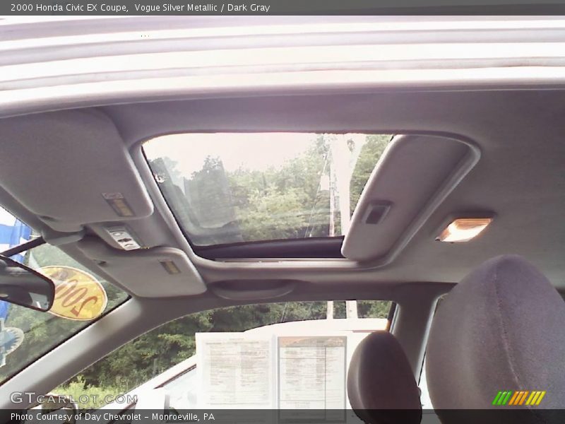 Vogue Silver Metallic / Dark Gray 2000 Honda Civic EX Coupe