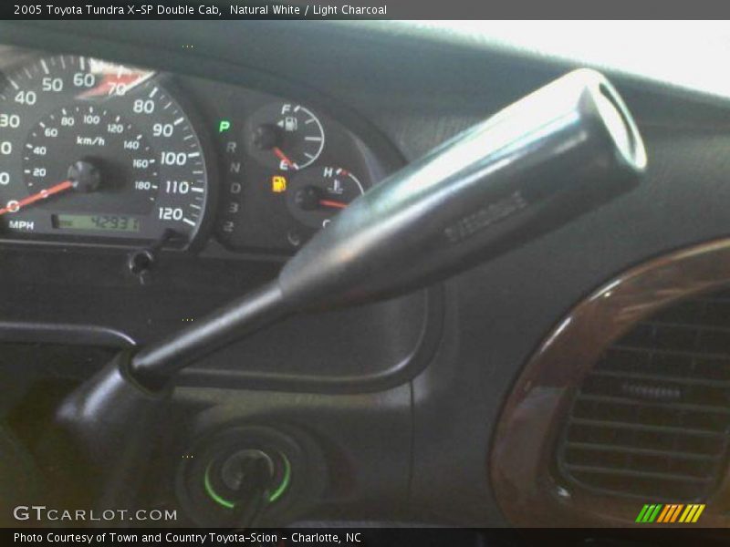 Natural White / Light Charcoal 2005 Toyota Tundra X-SP Double Cab