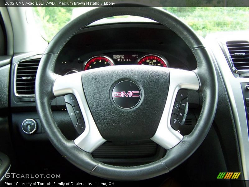 Medium Brown Metallic / Ebony 2009 GMC Acadia SLT AWD