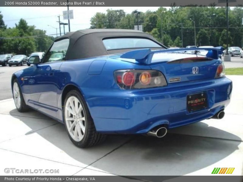 Laguna Blue Pearl / Black 2006 Honda S2000 Roadster