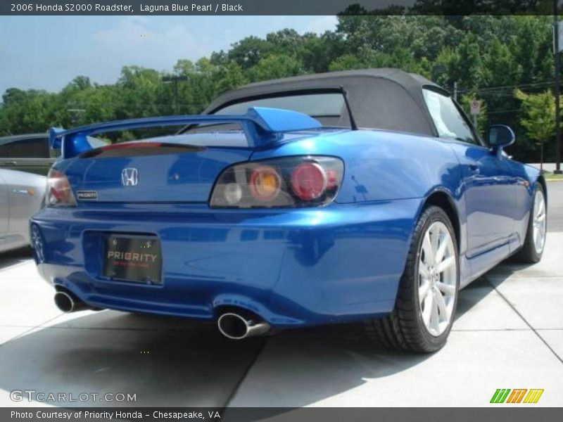 Laguna Blue Pearl / Black 2006 Honda S2000 Roadster