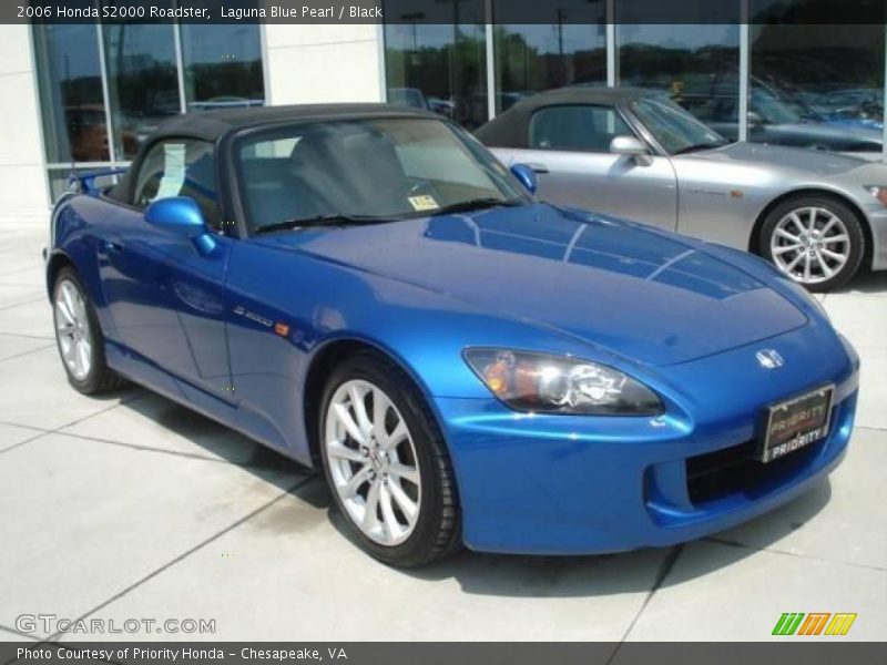 Laguna Blue Pearl / Black 2006 Honda S2000 Roadster