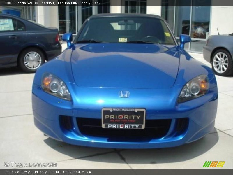 Laguna Blue Pearl / Black 2006 Honda S2000 Roadster