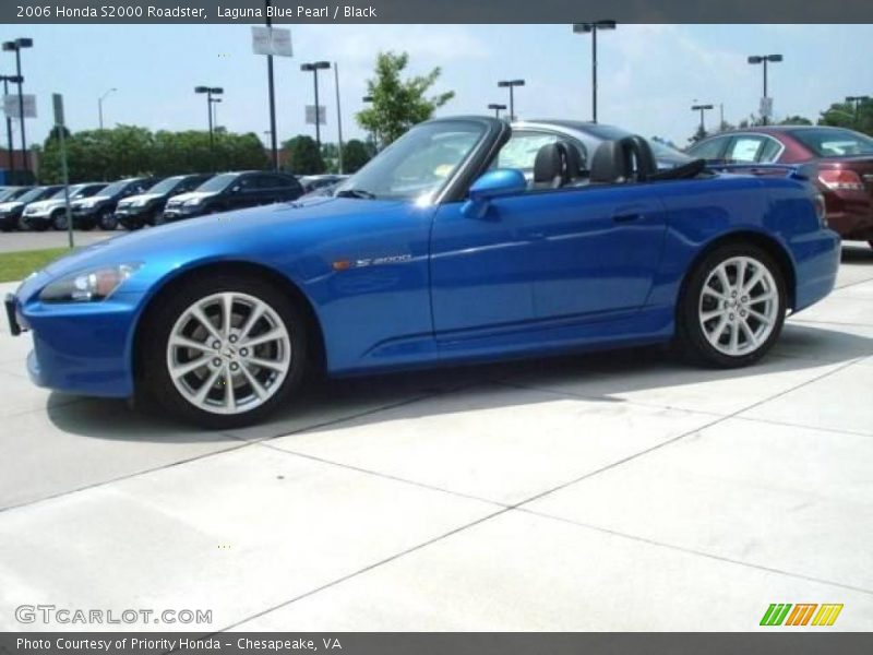 Laguna Blue Pearl / Black 2006 Honda S2000 Roadster