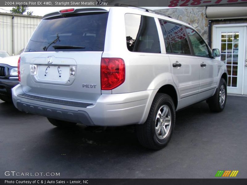 Starlight Silver Metallic / Gray 2004 Honda Pilot EX 4WD