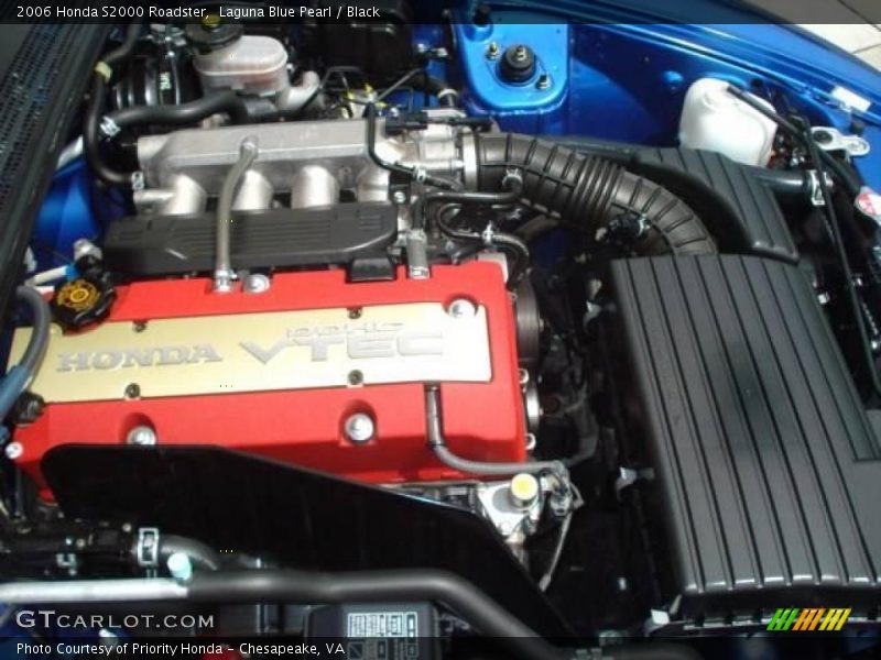 Laguna Blue Pearl / Black 2006 Honda S2000 Roadster