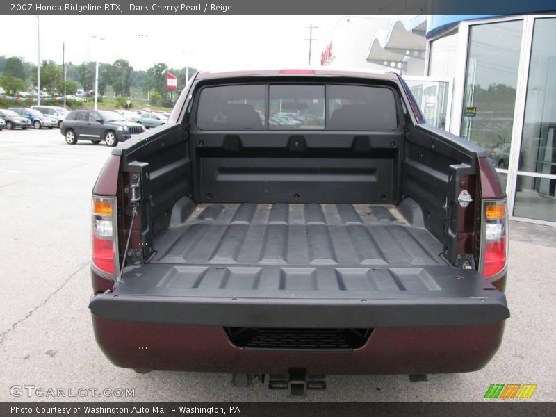 Dark Cherry Pearl / Beige 2007 Honda Ridgeline RTX