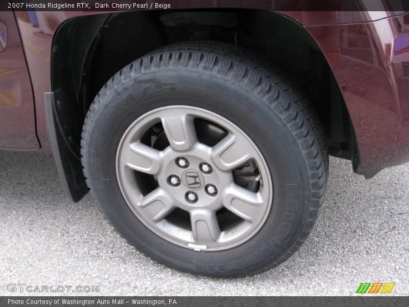Dark Cherry Pearl / Beige 2007 Honda Ridgeline RTX