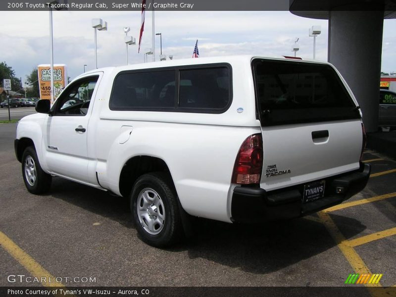 Super White / Graphite Gray 2006 Toyota Tacoma Regular Cab