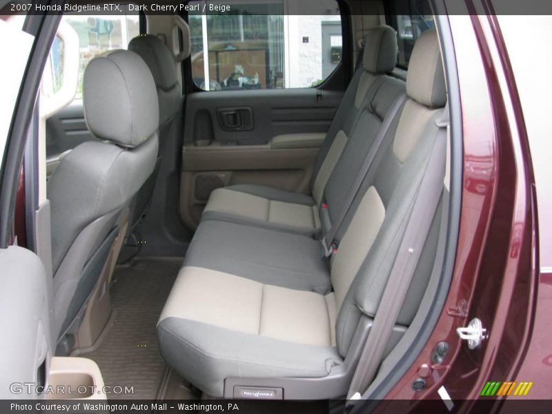 Dark Cherry Pearl / Beige 2007 Honda Ridgeline RTX