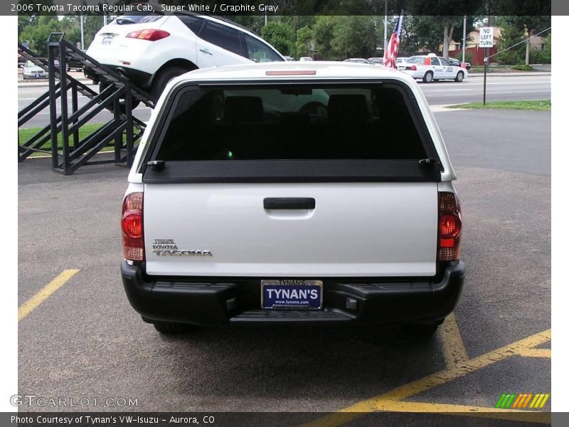Super White / Graphite Gray 2006 Toyota Tacoma Regular Cab