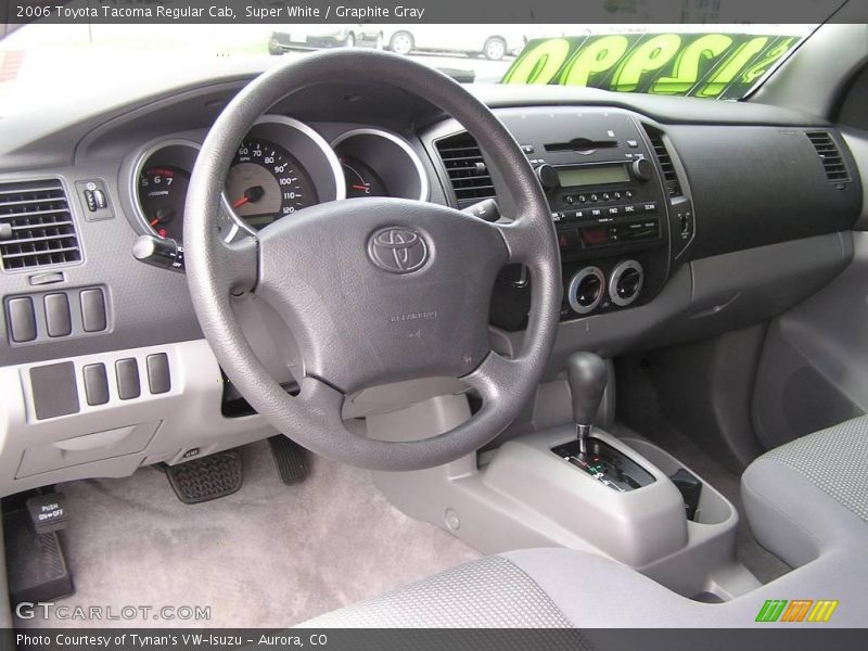 Super White / Graphite Gray 2006 Toyota Tacoma Regular Cab